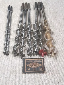 Vintage Irwin & Greenlee Schnecken-Bit-Set von 8 in den USA hergestellten Werkzeugen. - Bild 1 von 12