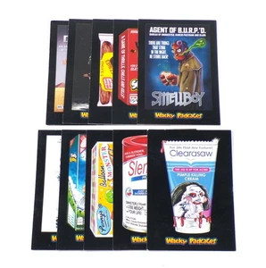 2018 Topps Wacky Packages Go To The Movies Horror Film Sticker Set (10) - Picture 1 of 2