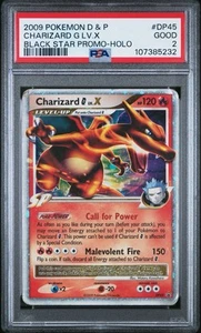 PSA 2 Charizard G LV.X 143/147 Supreme Victors 2009 Holo Rare Pokémon Card TCG - Picture 1 of 2