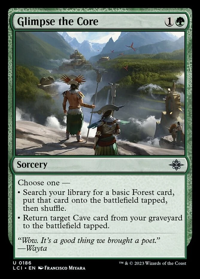 x1 Glimpse the Core - Lost Caverns of Ixalan - NM - MTG - Image 1 of 1