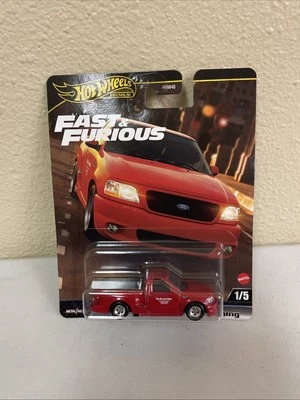 NEW Hot Wheels Premium Fast & Furious FORD F-150 SVT LIGHTNING 1:64 HYP75 Car - Image 1 of 3