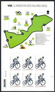 DINAMARCA. 2011. 48 kr. Ciclismo, hoja, montado sin montar o nunca montado (T12) - Imagen 1 de 1