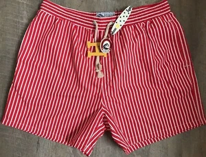Mens Havacoa Swim Shorts Surf Red Stripe , 3XL 4XL RRP£95 - Picture 1 of 3
