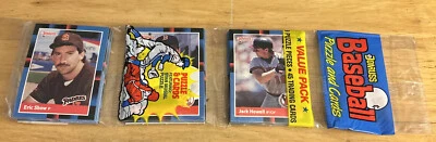 1988 Donruss Rack Pack Eric Show Padres Roger Clemens Red Sox Jack Howell Angels - Imagem 1 de 2