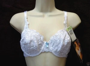 BALI Lace Desire Full Support Underwire White Bra Size 34B - Picture 1 of 2