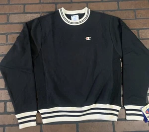 CHAMPION Negro Cuello Redondo~TOTALMENTE NUEVO~ S L - Imagen 1 de 8