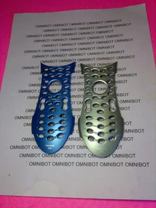 2 Face plates Blue & Gray for Logitech Harmony 676 Remote OEM Parts - Picture 1 of 2