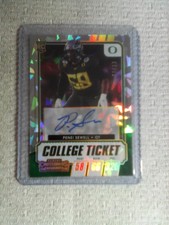2020 Panini Contenders Draft Penei Sewell Cracked Ice Rookie Auto 07/23 SSP RARE