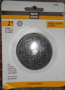 Muela abrasiva mecánica True Value Master, paquete de 3, 2" x 1/8" x 3/8" artículo 160352 - Imagen 1 de 1