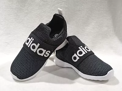adidas Lite Racer Adapt 4.0 Black/Wht Toddler Boy's Sneakers-Sz 7/10K NWB GW2778 - Image 1 of 4
