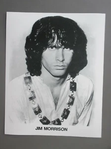 The Doors promo photo 8 X 10 glossy black & white Jim Morrison necklace! - Picture 1 of 1