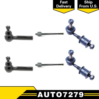 Mevotech 6pcs Front Tie Rod End Sway Bar Link For 1993-1996 Nissan Altima - Image 1 of 4