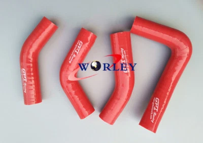 Tubo de manguera de radiador de refrigerante de silicona rojo para Yamaha RD350 RZ350 RD 350 RZ 350 Foto 1 de 4