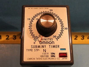 Omron STP-N 0-30min 100 VAC Subminy timer - Picture 1 of 4