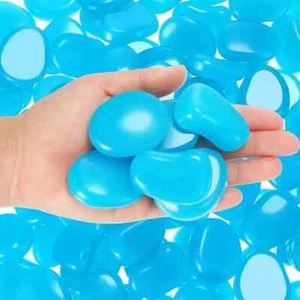100 Pcs Glow in the Dark Rocks Glow in the Dark Pebbles Outdoor 1.8 Inch Large F - Picture 1 of 5