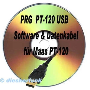MAAS PRG PT-120 Software CD & Datenkabel MAAS PT-120 PMR 446 Fahrschulfunk Funk - Bild 1 von 1