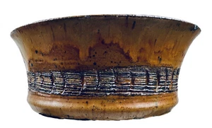 Vintage Studio Art Pottery MCM Servierschale Schale Topf Brutalist Gefäß Kunstglasur - Bild 1 von 6