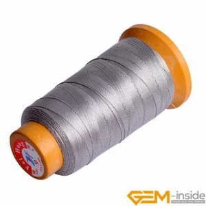 Polyester Sewing 210D Thread Spool Nylon Beading Cord Knotting 0.4mm 230 Meters  - Picture 1 of 62