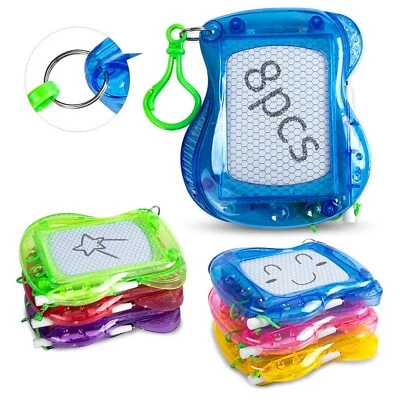 YouCute 8 Mini Tablero de Dibujo Magnético con Llavero de Metal Favores de Fiesta para Ki... Foto 1 de 4