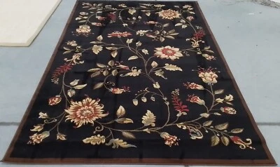 BLACK / MULTI 5'-3" x 7'-6" Flaw in Rug, Reduced Price 1172769976 LNH552-9091-5 - Image 1 of 4