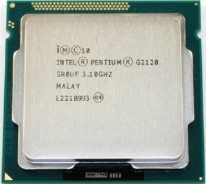 CPU 3.1GHz G2120 SR0UF Intel Pentium Dual Core Processor Socket 1155 LGA1155 - Picture 1 of 3