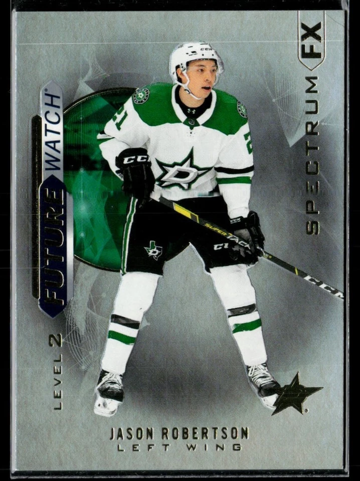 2020-21 SP Authentic Spectrum FX #S-80 Jason Robertson RC - Image 1 of 2