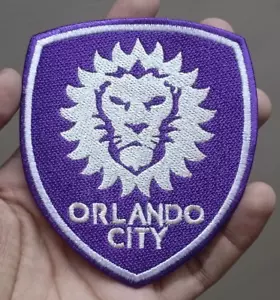 Orlando City MLS Football Club Logo Iron On Patch-Sew Patch-Embroidered Patch - Picture 1 of 6