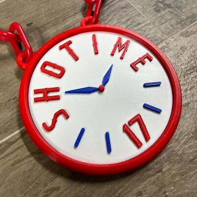 Dodgers Blue Ohtani Shotime Clock Necklace (3D printed in USA) - Image 1 of 3