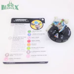 Heroclix Teenage Mutant Ninja Turtles Serie 3 Leonardo #028 ¡Súper raro con tarjeta! - Imagen 1 de 1