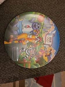 Preowned 1996 McDonalds Proud Sponsor USA Atlanta Olympics 9.5 " Plate - Picture 1 of 4