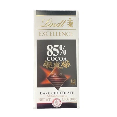 Lindt chocolate negro 85 % cacao 1 barra 3,5 oz sabor excepcional Foto 1 de 2