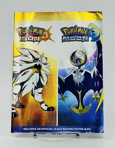 Pokémon Sun and Pokémon Moon Official Strategy Guide by Pokemon Company w/ Map - Imagen 1 de 6