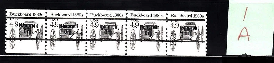 USA PNC SC# 2124a BUCKBOARD 4.9c -W. A.- PNC5 MNH - PL# 1 - LOT 1 A - Image 1 of 1