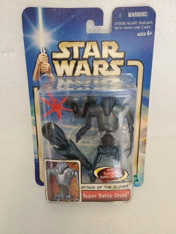 Star Wars Super Battle Droids Attack Of The Clones 2002 New! Cover