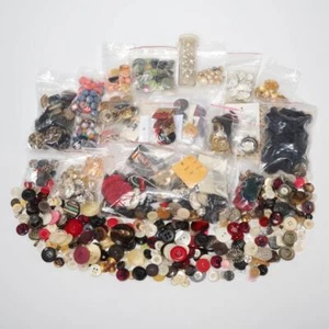 Loro Piana Donna Karan Marina Rinaldi Suit Dress Designer Buttons Huge Lot - Picture 1 of 6