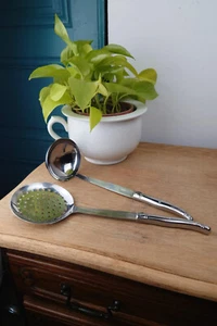 Duo "Laguiole France" Collection Luxinox 🍴 | Louche & Écumoire | Bon État - Imagen 1 de 12
