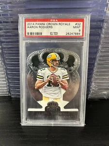 Crown Royale Aaron Rodgers #9 PSA 9 - Imagen 1 de 2