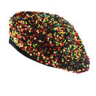 Top Headwear Sequin French Winter Fashion Beret