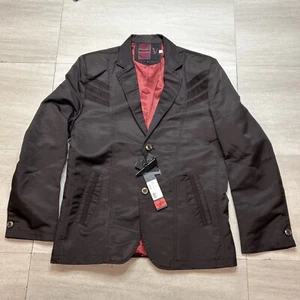 Vassari Coffee Brown 2 Button Sports Jacket Blazer Men’s Size Small - Picture 1 of 4