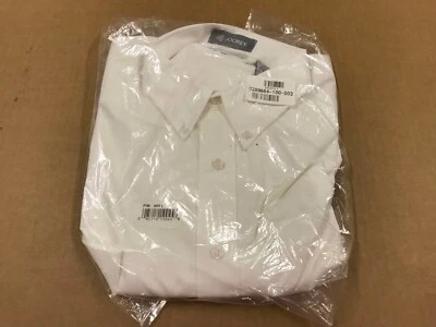 Sealed Jockey Wrinkle/Stain Resistant Button-Down Shirt - White - Men's Size Lar - Image 1 of 4
