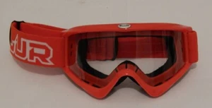Motorcycle/ATV Goggles Blur B-Zero Red Adult size Clear lens new - Picture 1 of 1