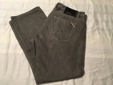 Cult of Individuality Jeans Men's 40x34 Hagen Relaxed Japanese Raw Selvedge Grey