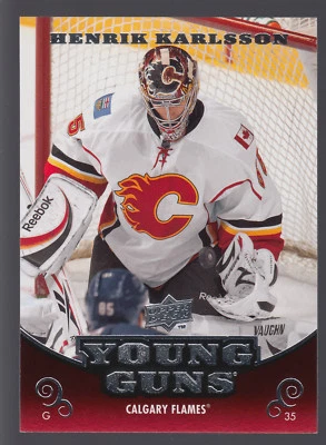 2010 10-11 UD Upper Deck Young Guns YG Rookie #209 Henrik Karlsson RC Sweden QTY - Image 1 of 2