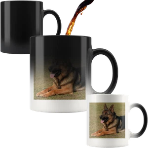 11 Unzen Personalisierte Foto Magische Tasse, Farbwechsel Andenken Bild Kaffeetasse - Bild 1 von 3
