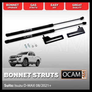OCAM Bonnet Strut Kit for Isuzu D-MAX / MU-X, 2021-05/2024 - Picture 1 of 6