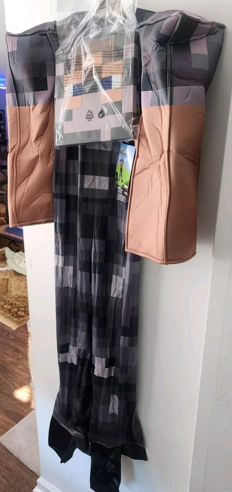 Маскировка мальчиков Minecraft Стив в Netherite доспехи Deluxe костюм, L (10-12) - Изображение 1 из 4