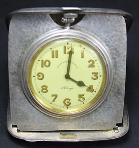 Bailey Banks & Biddle Sterling Silver 8-Day Travel Clock - Vintage - Runs - Picture 1 of 7