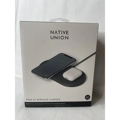 Cargador inalámbrico Native Union Drop XL (edición reloj) - carga multidispositivo Foto 1 de 4