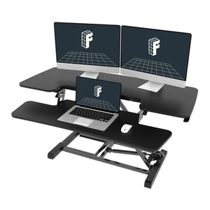 FLEXISPOT Standing Desk Converter 40in Sit to Stand up Desk Riser Height Adju... - Picture 1 of 5