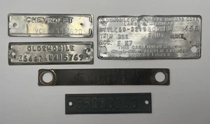 Auto Tag Lot Oldsmobile Chevrolet Tags - Picture 1 of 15